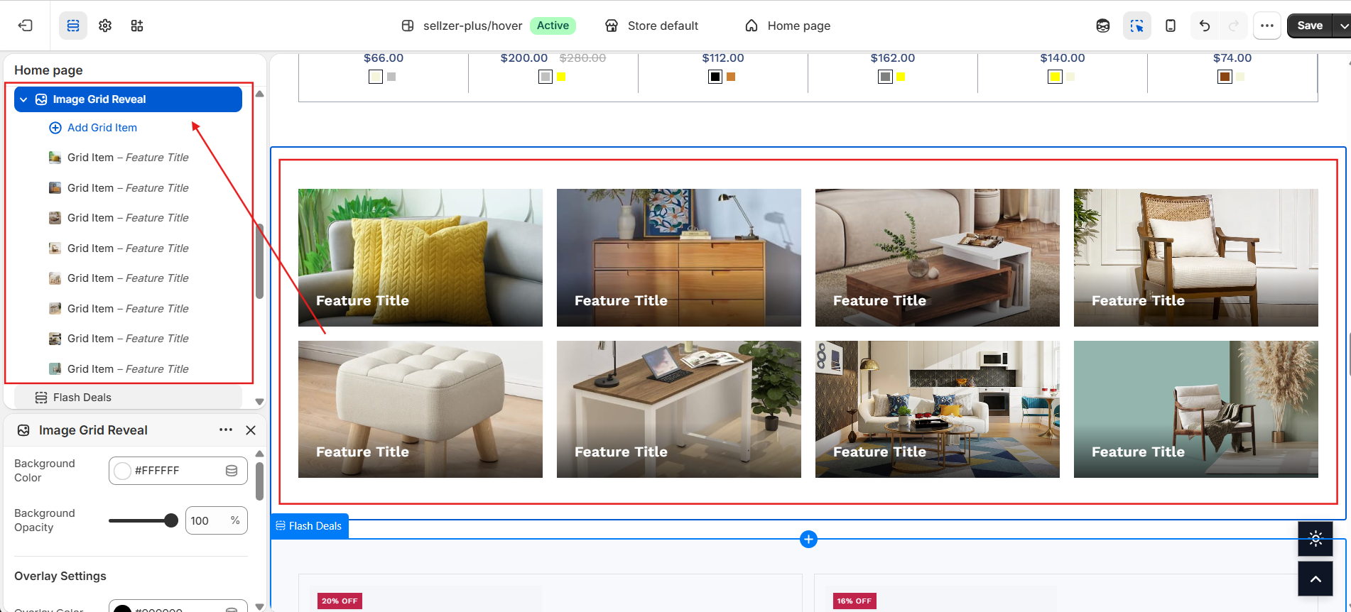 Image Grid Layout Preview